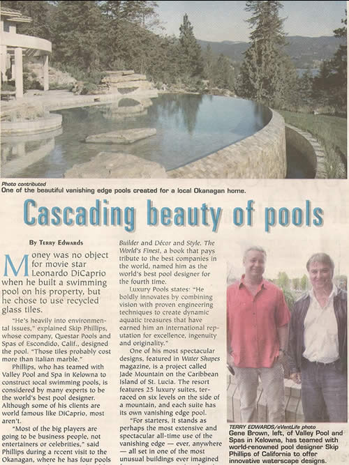 Event Life Cascading Beauty Of Pools By Terry Edwards