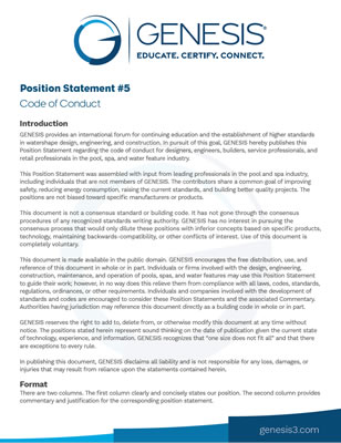Click here for Position Statement #5 pdf